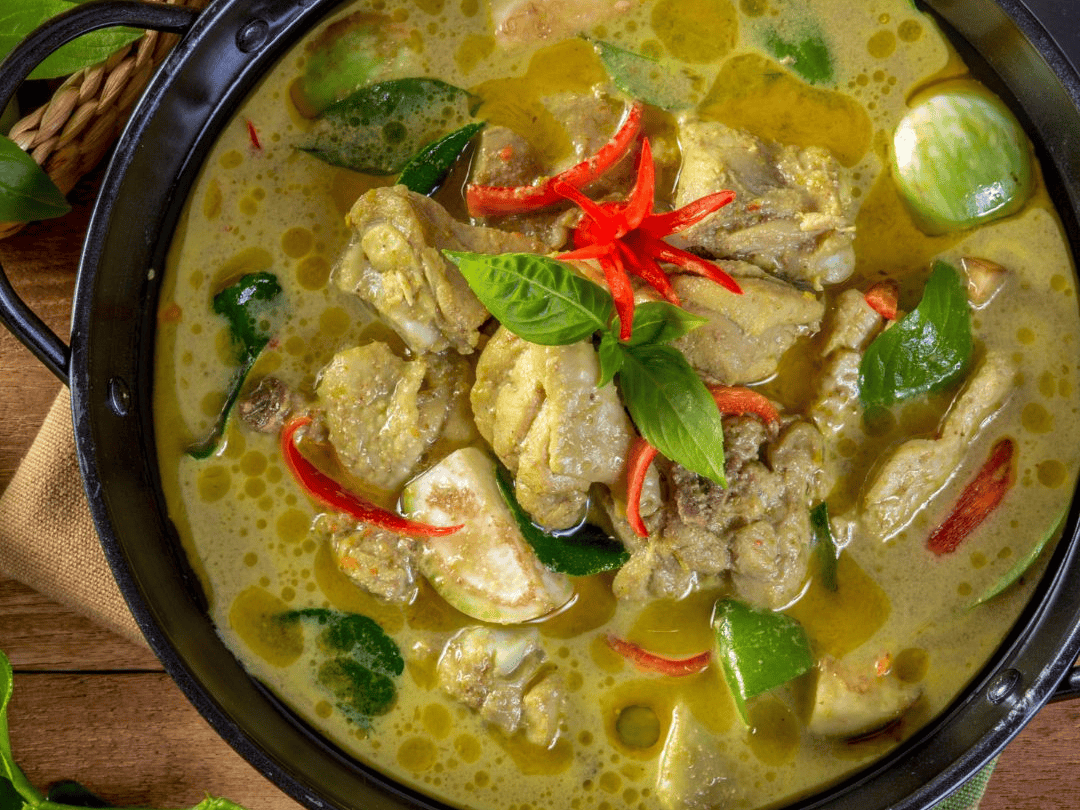 Green Curry at Happy Thai Kitchen in Pennsville NJ
