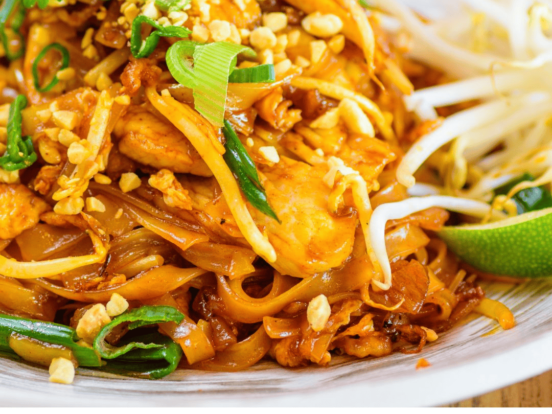 Pad Thai at Happy Thai Kitchen in Pennsville NJ